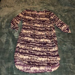 Purple, Green & White Dress